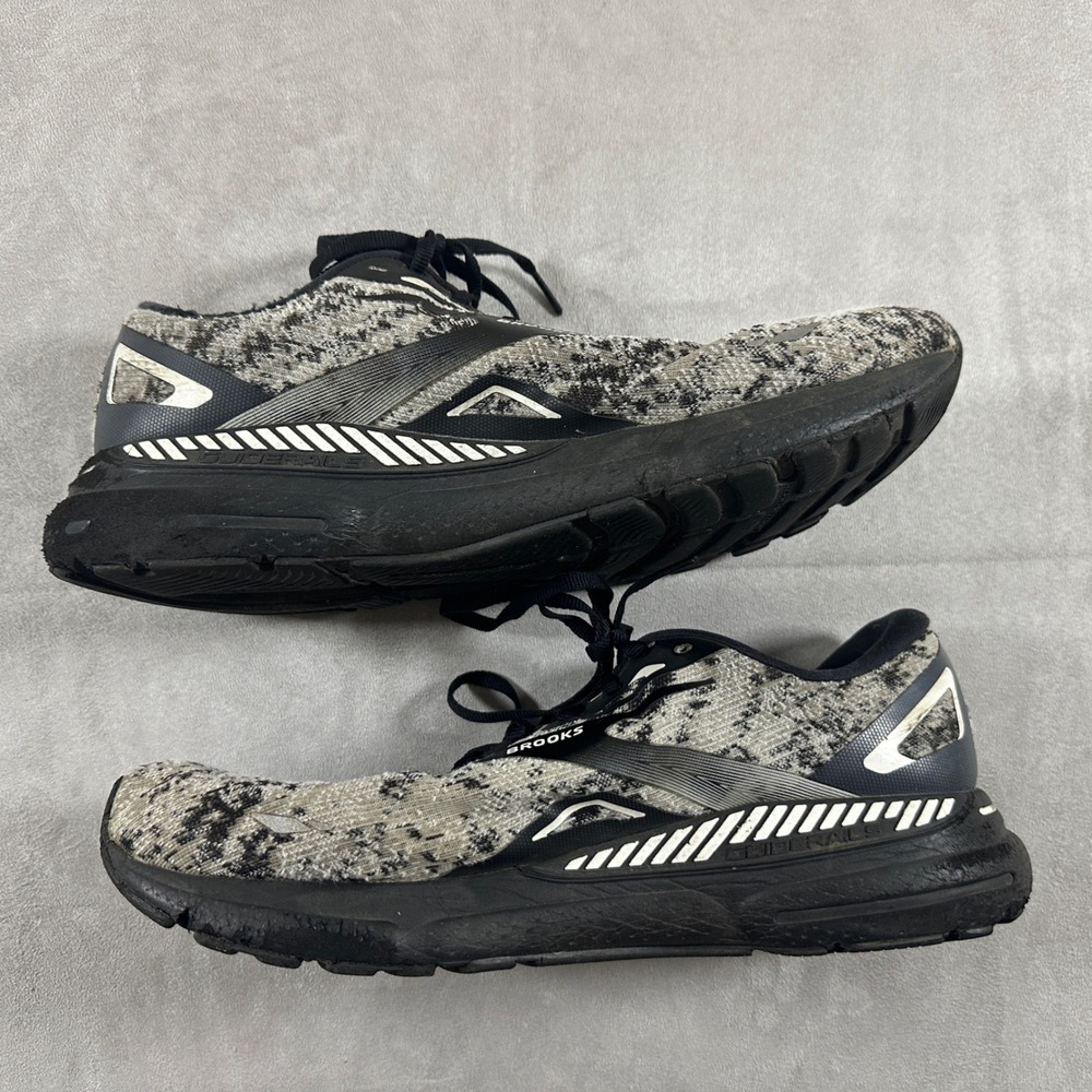 Brooks Adrenaline GTS 23 Running Shoes Womens 10 Grey Black Static Sneaker